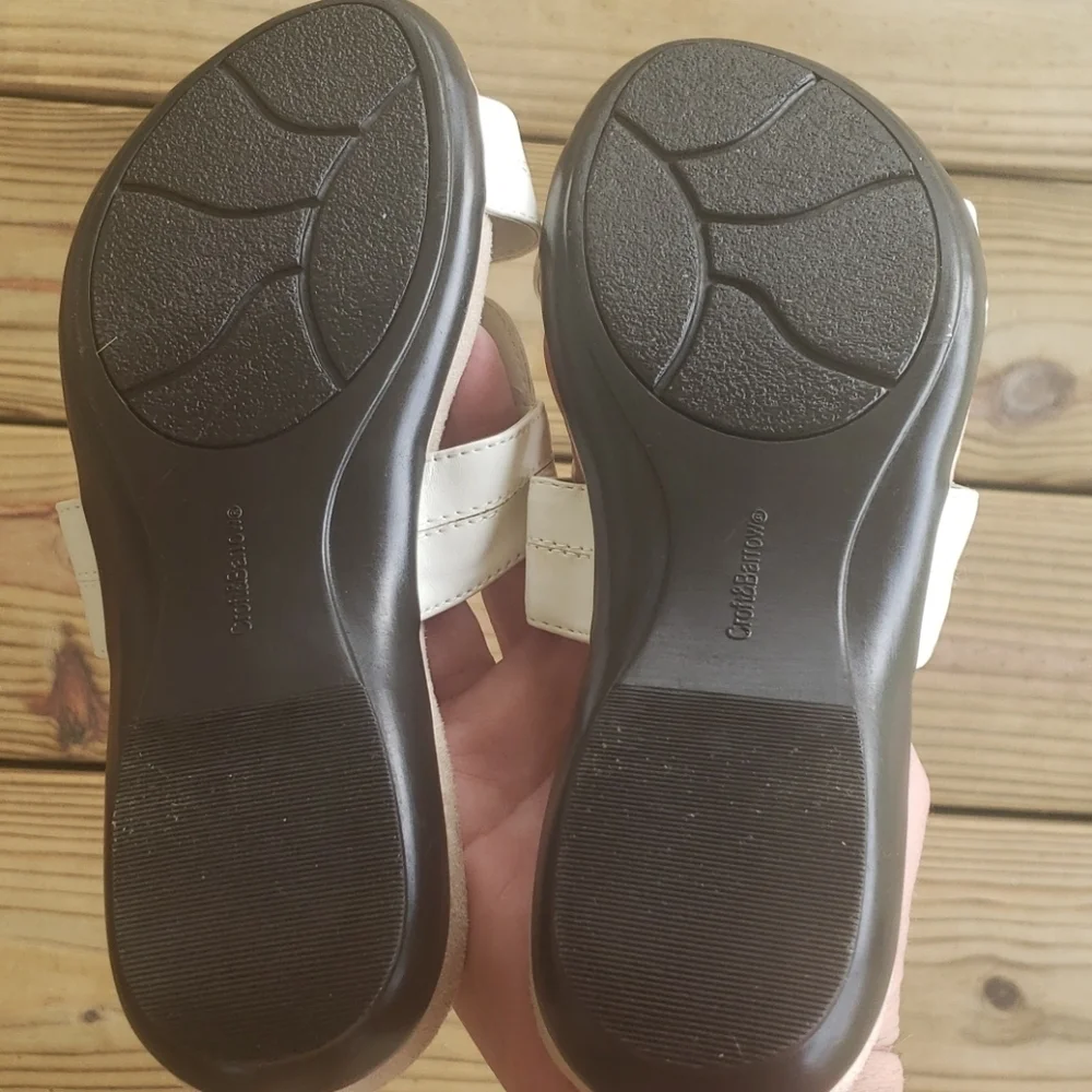 Comfortview Women's White Slide Sandals